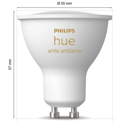 Hue White Ambiance GU10 400lm 2-pack