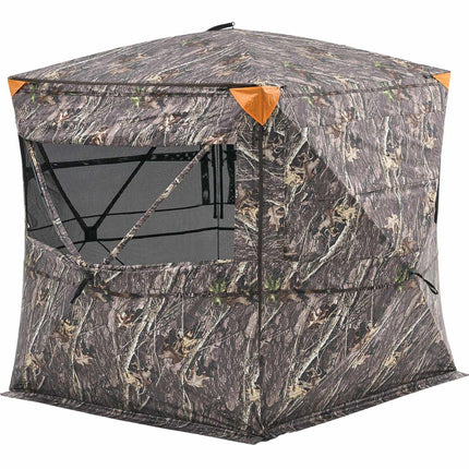 Hunting Blind Tent, 4-5 Person 360 See-Through, Bag