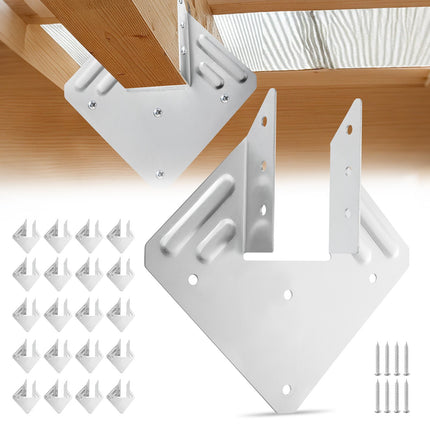 Hurricane Ties for Rafters, 25-Pack, 5.31 x 1.57 in