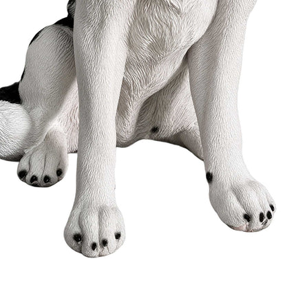 Statuie câine Husky Garden, polirășină, 86 cm