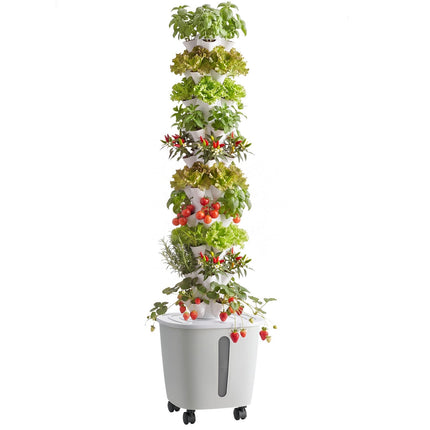 Hydroponic Tower, 10-Tier 50-Pod, App Control, 20L