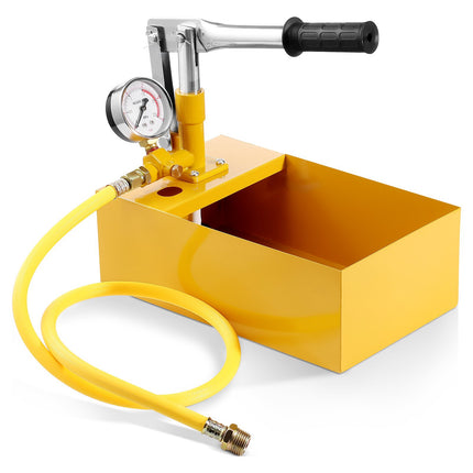 Hydrostatic Test Pump 25 Bar, Gauge, 5L Tank, 1m Hose