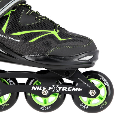 In-Line Skates, Black/Green, Size 40