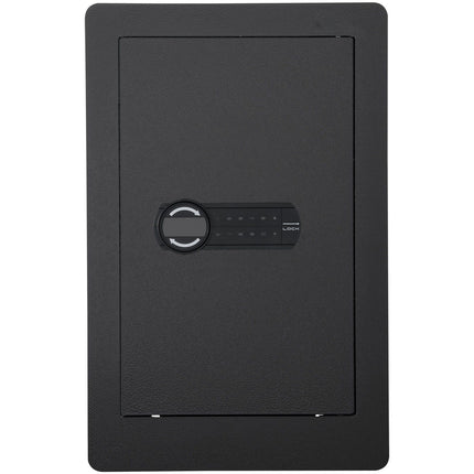 In-Wall Safe 65 cm, Keypad Lock, 3 Shelves, Key Hooks