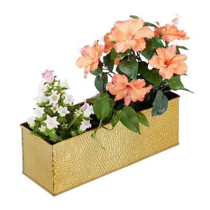 Jardiniera cu ferestre din fier galvanizat pentru interior