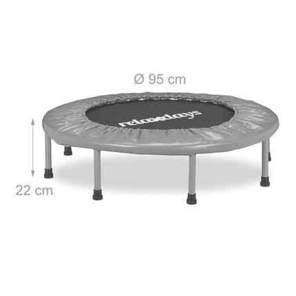 Mini trambulină de interior Ø95 cm – Pliabilă, antiderapantă