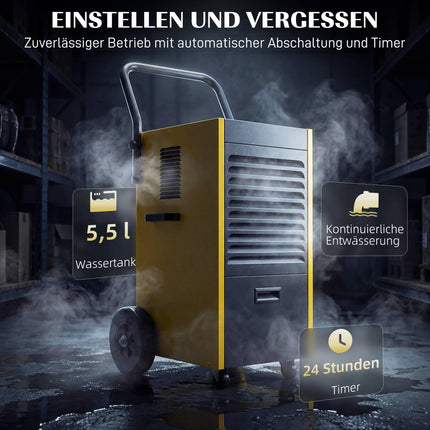 Dezumidificator industrial, 70L/zi, drenaj continuu
