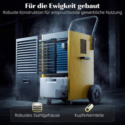 Dezumidificator industrial, 70L/zi, drenaj continuu