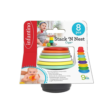 Pahare de stivuit Infantino Stack 'N' Nest