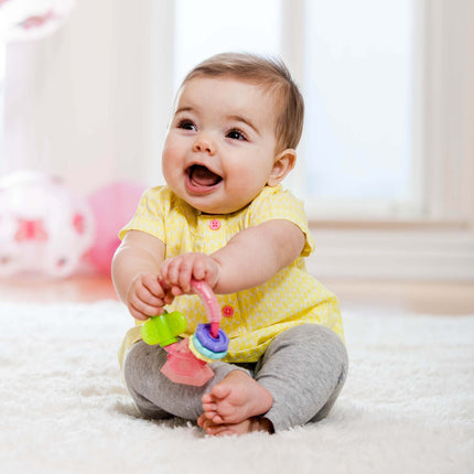Inel de mestecat Infantino Chew & Play pentru dentiție