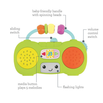 Infantino jucărie interactivă Mini Boombox