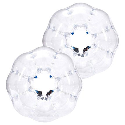 Inflatable Bumper Balls 2-Pack, 4 Ft PVC Body Zorb