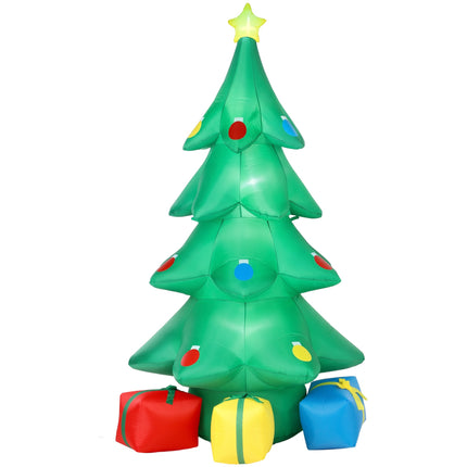 Inflatable Christmas Tree 300 cm with RGB Star LED, Gift Boxes, IP44, Outdoor