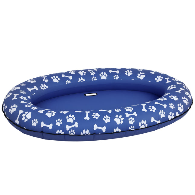 Plută gonflabilă pentru piscină pentru câini cu mânere, 155x104cm, 40kg