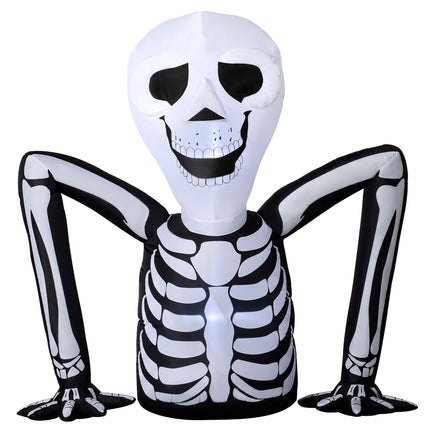Schelet gonflabil de Halloween cu lumini LED, poliester 210T