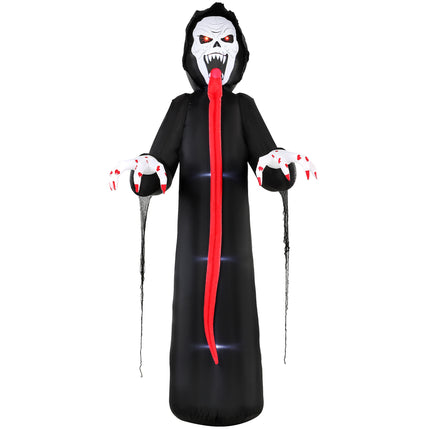 Schelet gonflabil de Halloween cu lumini LED, 310 cm