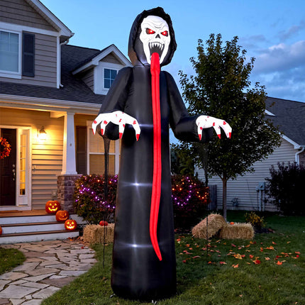 Schelet gonflabil de Halloween cu lumini LED, 310 cm