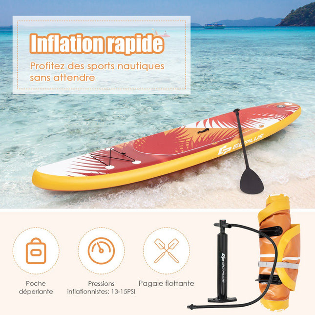 Placă de SUP gonflabilă cu paddleboard 320 x 76 x 15 cm, Kit