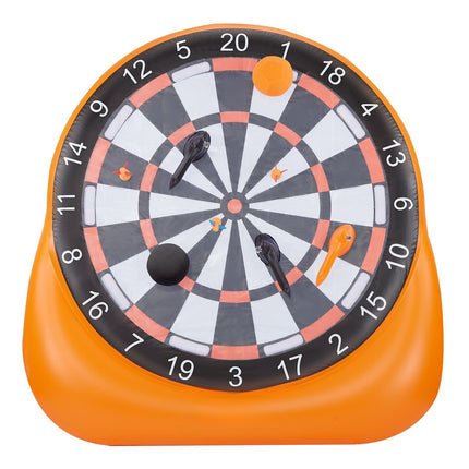 Inflatable Soccer Dart Board, 6 Ft, Balls and Pump