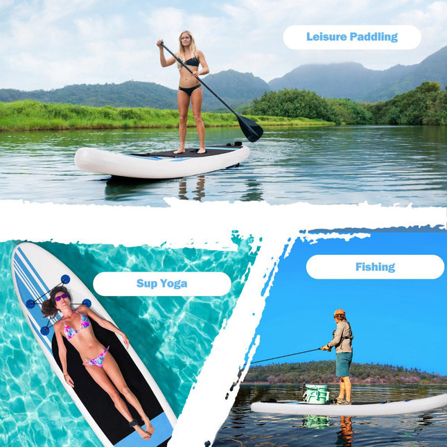 Placă gonflabilă Stand-Up Paddle 10'6 cu vâsle reglabilă