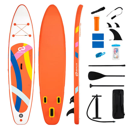 Placă gonflabilă Stand Up Paddle 11 Ft, Rucsac, Mod Caiac