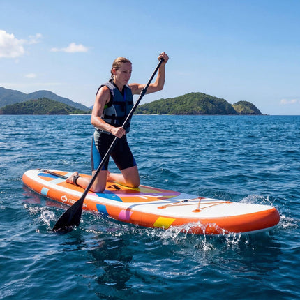 Placă gonflabilă Stand Up Paddle 11 Ft, Rucsac, Mod Caiac