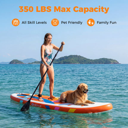 Placă gonflabilă Stand Up Paddle 11 Ft, Rucsac, Mod Caiac