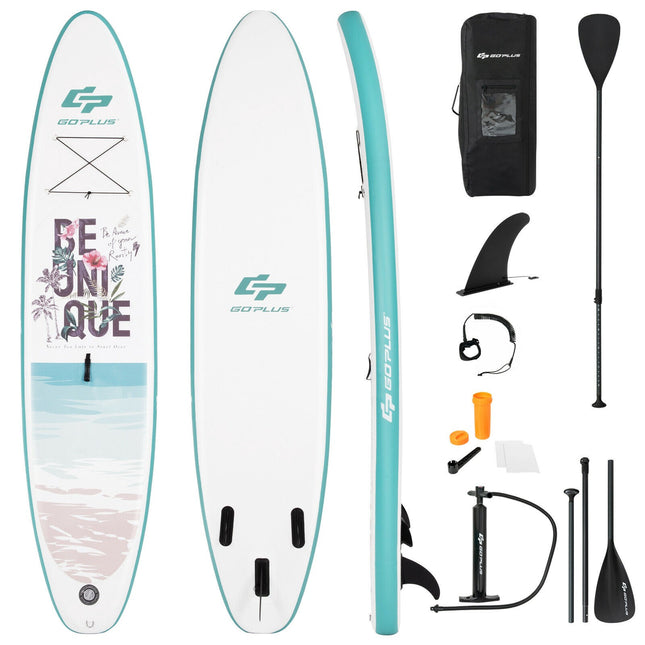 Placă gonflabilă Stand Up Paddle 11 Ft, cu vâsle și pompă