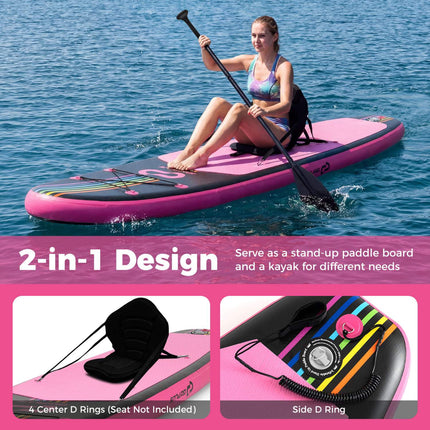 Placă gonflabilă Stand Up Paddle 3,3 m, Rucsac, Caiac