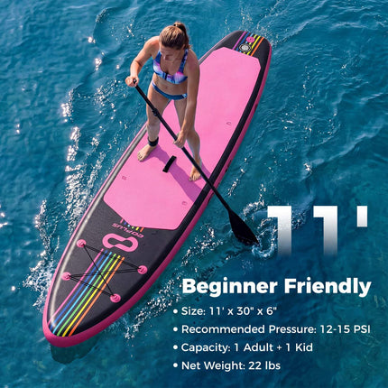 Placă gonflabilă Stand Up Paddle 3,3 m, Rucsac, Caiac