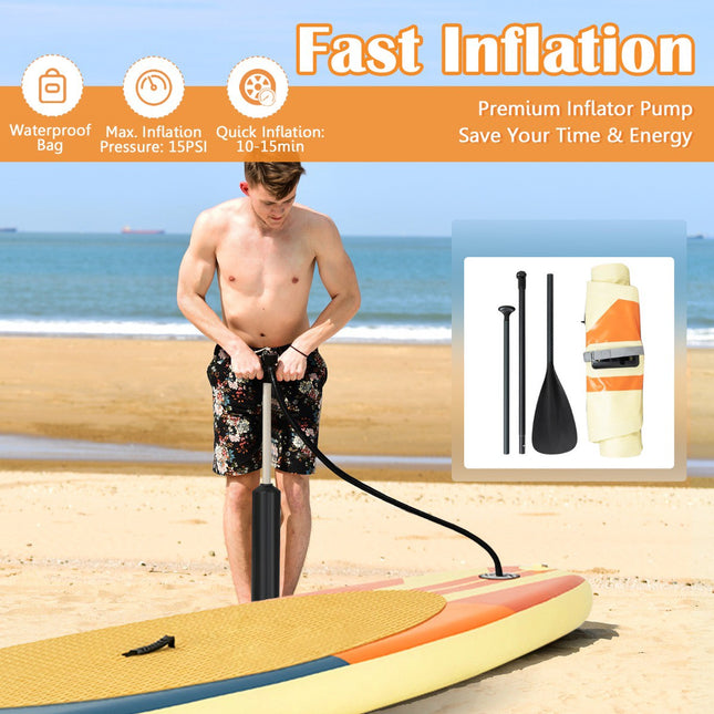 Placă gonflabilă Stand Up Paddle 320x75cm, 150kg