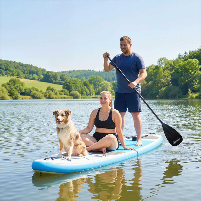 Placă gonflabilă pentru stand up paddle, 320x82 cm, capacitate 160 kg
