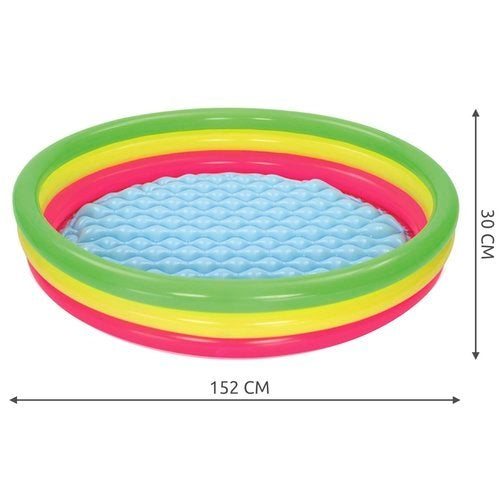 Piscina gonflabila curcubeu 152cm Bestway 51103