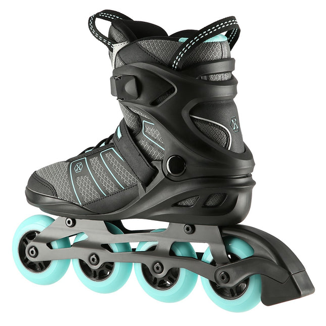 Patine in linie, negru-menta, marimea 41