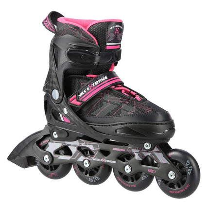 Inline Skates, Black/Pink, Size S (31-34)