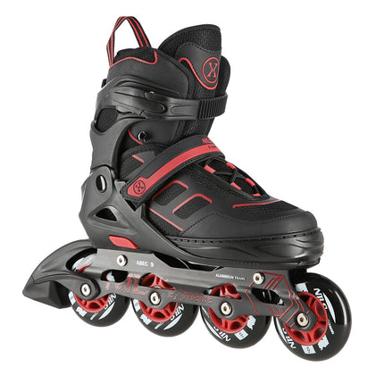 Patine in linie, negru-rosu, marimea S