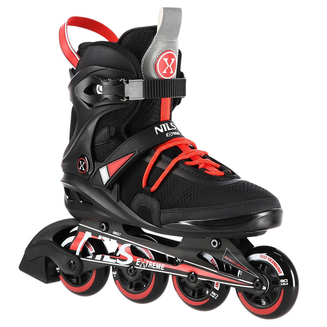 Patine in linie, Negru, Marime 39, Ajustabile