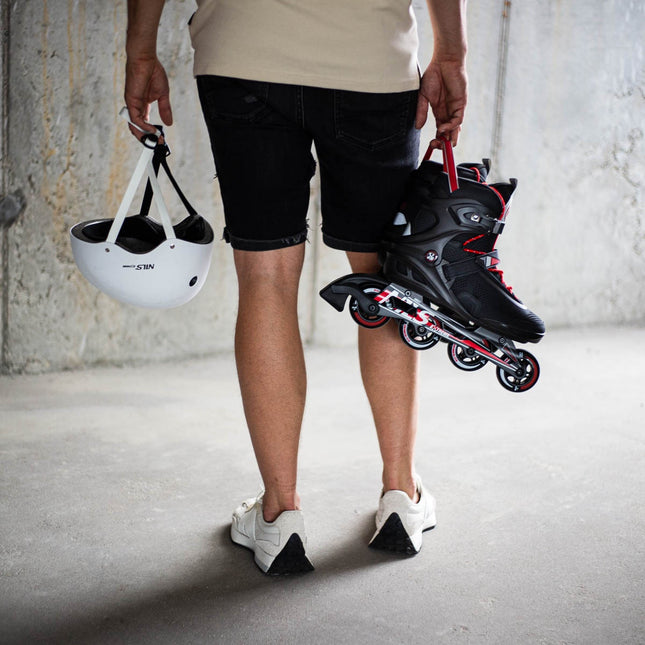 Patine in linie, Negru, Marime 39, Ajustabile