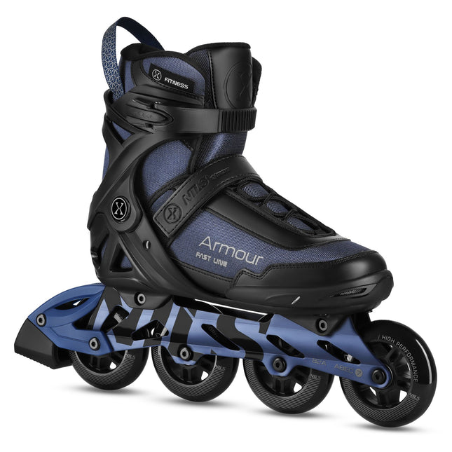 Role inline, albastru închis, mărimea 42, 90 mm ABEC-7