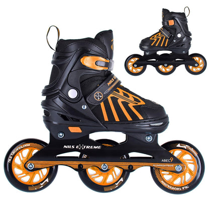 Patine in linie, portocaliu, marimea M (34-38)