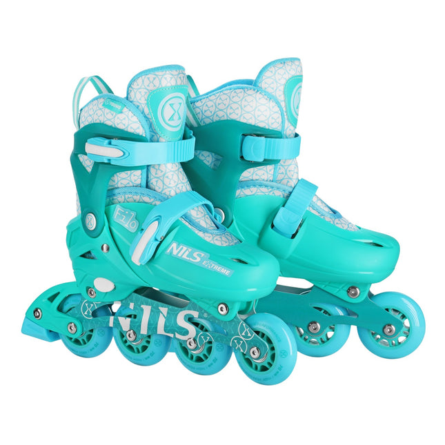 Patine in linie, turcoaz, marimea XS (26-29)