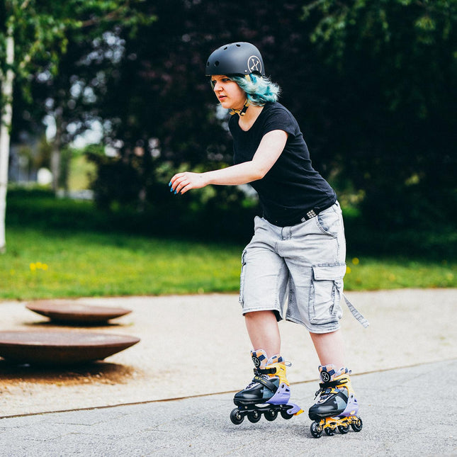 Patine in linie, Twist Yellow, Marimea S (31-34)