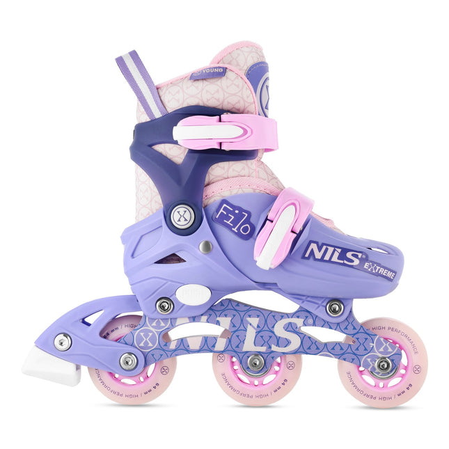 Patine in linie, violet, marimea XS (26-29)