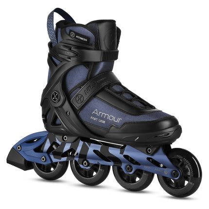 Role inline cu frână, ABEC-7, mărimea 43, albastre