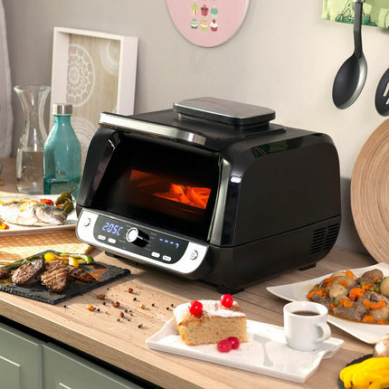 InnovaGoods 12-in-1 Air Fryer with Grill 6 L, 3400 W, 2 Silicone Baskets, Brush