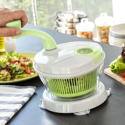 InnovaGoods Chopix 4-in-1 Manual Chopper and Salad Spinner, Whisk, Recipes