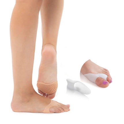 InnovaGoods Gel Metatarsal Pads and Bunion Protectors, Silicone, 2 Units Each