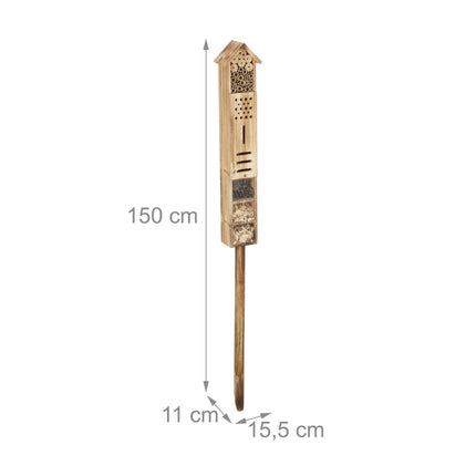 Hotel pentru insecte cu stand