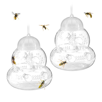Capcană pentru insecte set transparent de 2