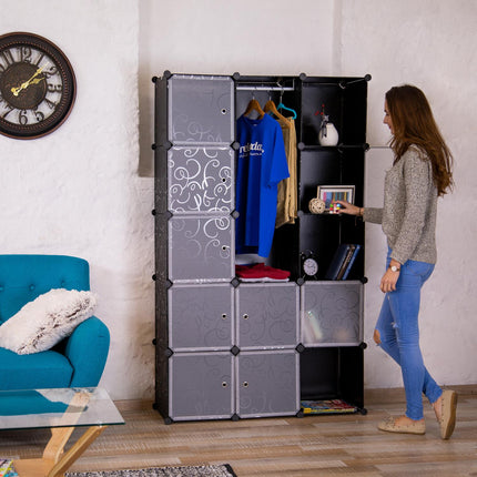 Sistem de inserare pentru dulap 12 compartimente
